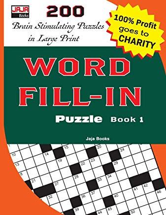 Word Fill-In Puzzle Book 1