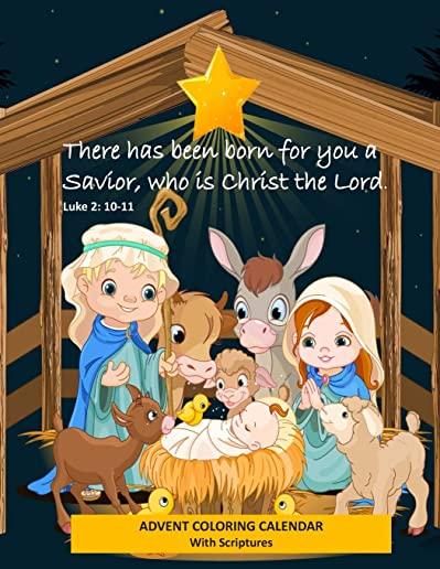Advent Coloring Calendar with Scriptures 