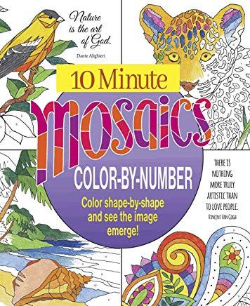 10 Minute Mosaics Color by Number