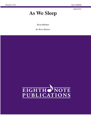 As We Sleep: Score & Parts