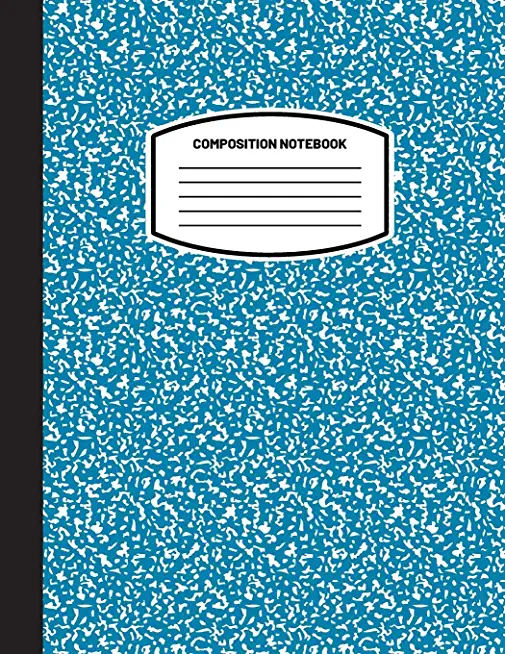 Classic Composition Notebook: (8.5x11) Wide Ruled Lined Paper Notebook Journal (Blue Gray) (Notebook for Kids, Teens, Students, Adults) Back to Scho