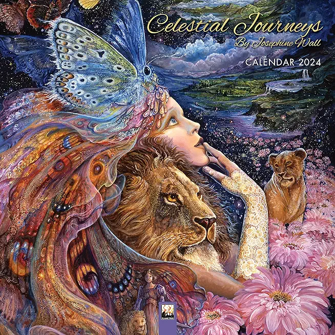 Celestial Journeys by Josephine Wall Wall Calendar 2024 (Art Calendar)