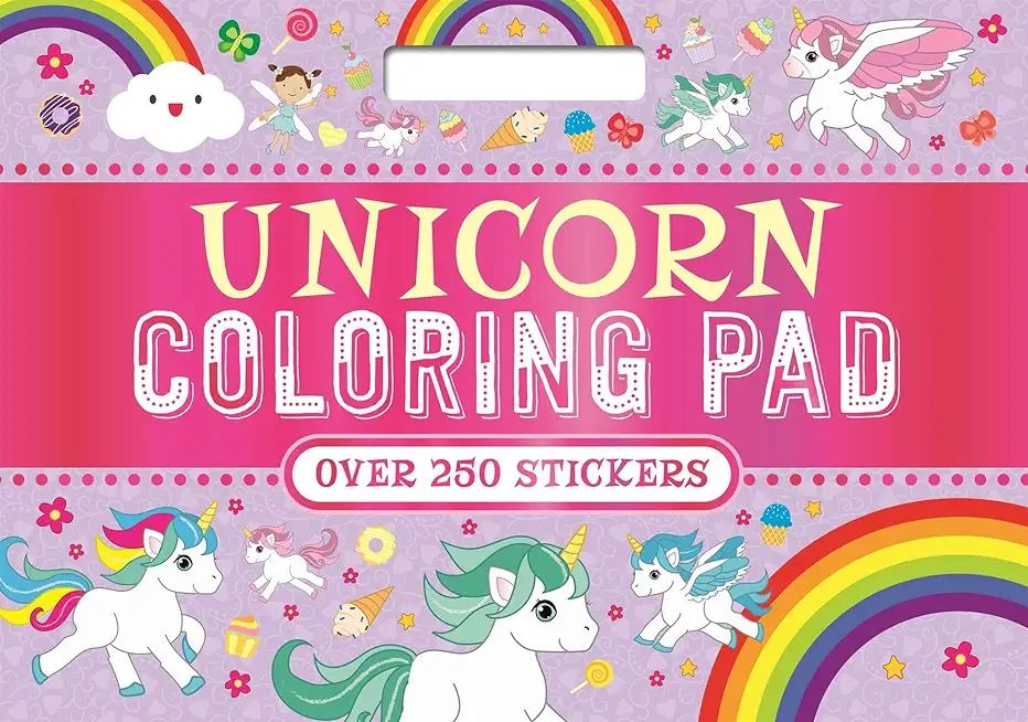 Unicorn Coloring Pad: With Over 250 Magical Stickers!