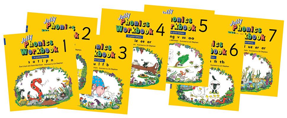 Jolly Phonics Workbooks 1-7