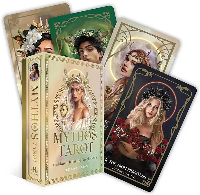 Mythos Tarot: Guidance from the Greek Gods (78 Gilded Cards and 128-Page Full-Color Guidebook)