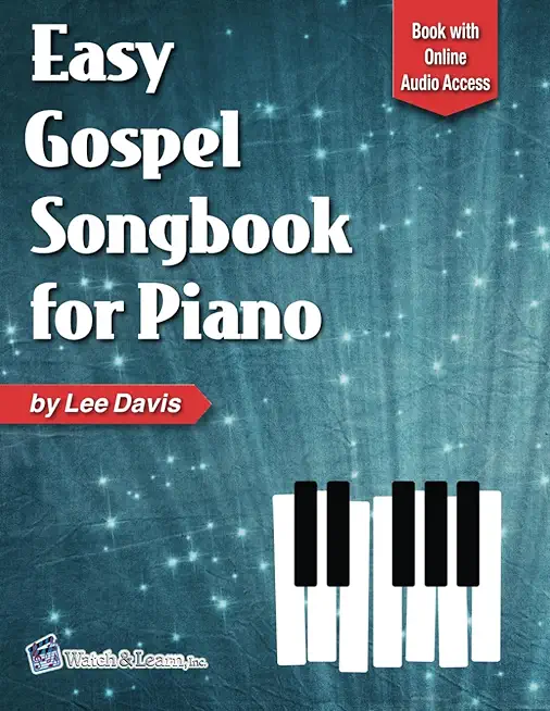 Easy Gospel Songbook for Piano Book with Online Audio Access