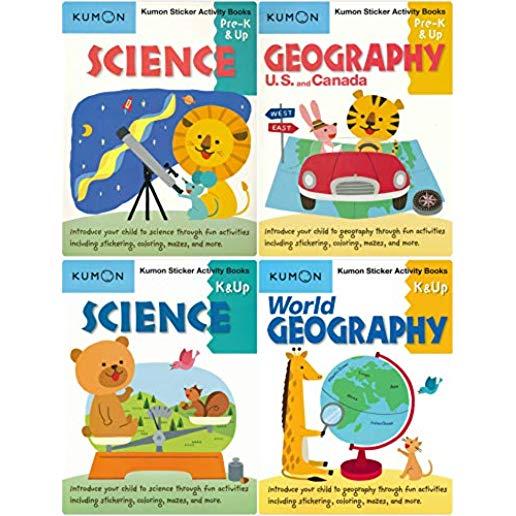 Geography: U.S. and Canada Sticker Activity Book