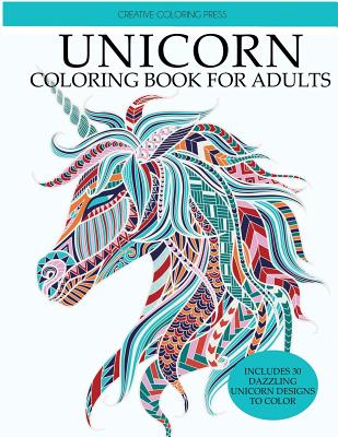 Unicorn Coloring Book: Adult Coloring Book with Beautiful Unicorn Designs