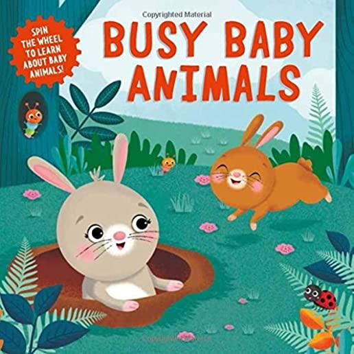 Busy Baby Animals: Spin the Wheel to Learn about Baby Animals!
