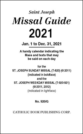 St. Joseph Missal Guide for 2021