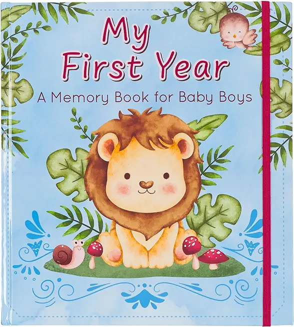 With Love My First Year a Memory Book for Baby Boys Blue Keepsake Photo Book