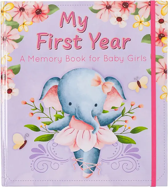 With Love My First Year a Memory Book for Baby Girls Purple Keepsake Photo Book