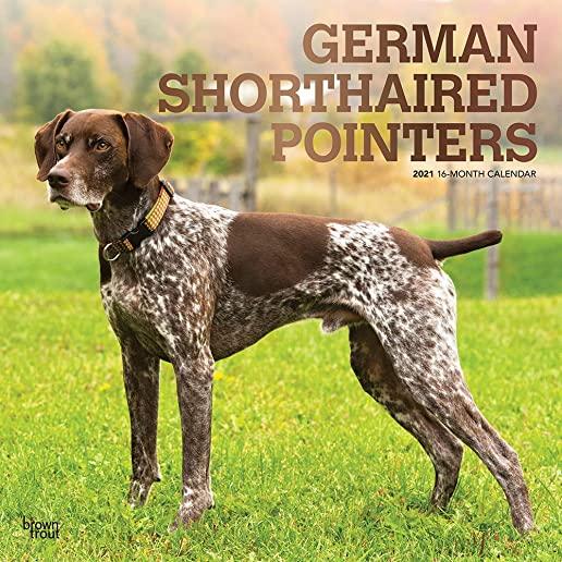 German Shorthaired Pointers 2021 Square Foil