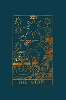 The Star: Tarot Card Journal Gold Tarot Notebook 120-Pages