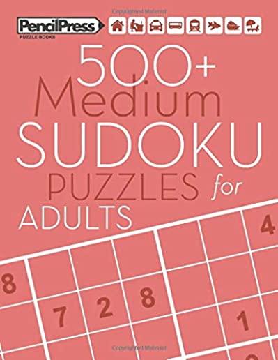 500+ Medium Sudoku Puzzles for Adults: Sudoku Puzzle Books Medium (with answers)