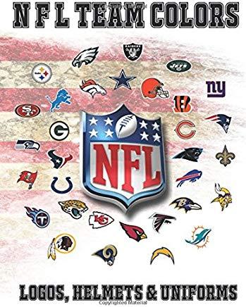 NFL Team Colors, Logos, Helmets and Uniforms.: NFL Coloring book with all 32 team logos, helmets and uniforms to color. Fun book of interesting facts