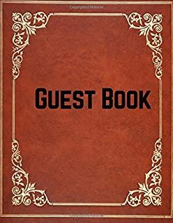 Guest Book: For Events, Wedding, Birthday, Anniversary. Party Guest Book. Free Layout. Use As You Wish For Names & Addresses, Sign