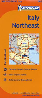 Michelin Italy: Northeast Map 562