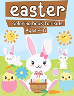 Easter Coloring Book for Kids Ages 4-8: Funny Easter coloring books for kids, great gift for boys and girls