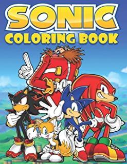 Sonic Coloring Book: Jumbo Sonic Coloring Book For Kids Ages 4-8 With Unofficial Premium Images, Sonic Coloring Book for Boys & Girls