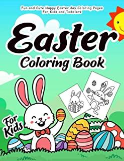 Easter Coloring Book for Kids: 55 Fun and Easy Easter Coloring Pages Easter Book for Kids Easter Gift for Kids, Toddlers and Preschool